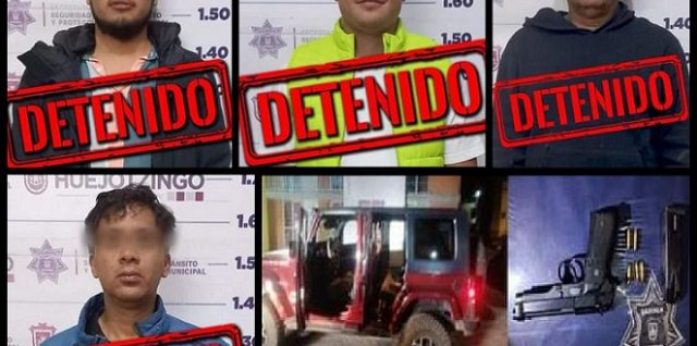 4 detenidos fracionamiento huejo