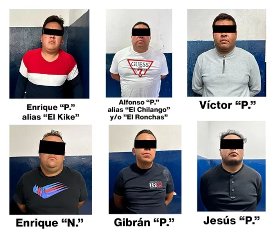 6 detenidos los chilangos