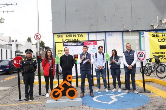 Ayuntamiento de Puebla entregó 15 kilómetros nuevos de infraestructura ciclista 1 AYUNTAMIENTO DE PUEBLA ENTREGO 15 KILOMETROS NUEVOS DE INFRAESTRUCTURA CICLISTA