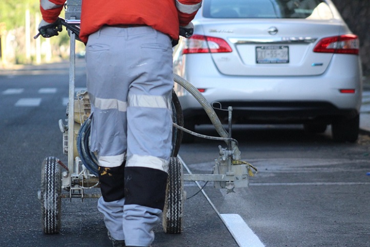 AYUNTAMIENTO DE PUEBLA INICIA BALIZADO DE ESTACIONAMIENTO SEGURO 3