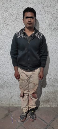 Alfredo N fue detenido en la Terminal de Camiones por la Policía de Texmelucan y la FGE 1 Alfredo N detenido central texmelucan fge