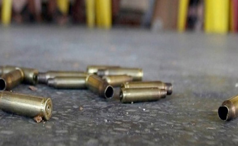 Balacera casquillo percutido