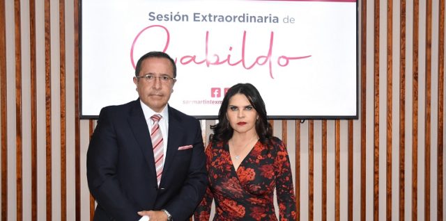 Norma Layón y José Luis Álvarez, nuevo secretario de seguridad pública de Texmelucan