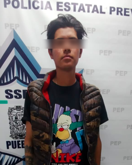 Cristofer N marina policia estatal Texmelucan