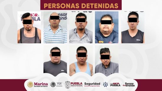 DETENIDAS tlalancaleca autopista mexico puebla edomex ladrones