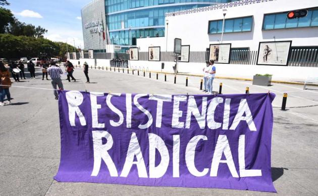 Feministas radicales Puebla ManifestacionFGE