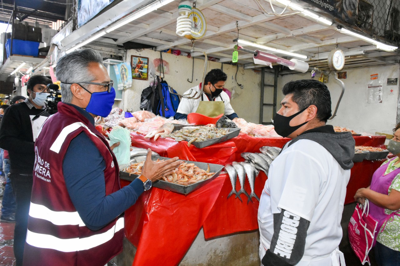 GOBIERNO DE TEXMELUCAN ATIENDE REPORTES CIUDADANOS EN EL MERCADO DOMINGO ARENAS 2