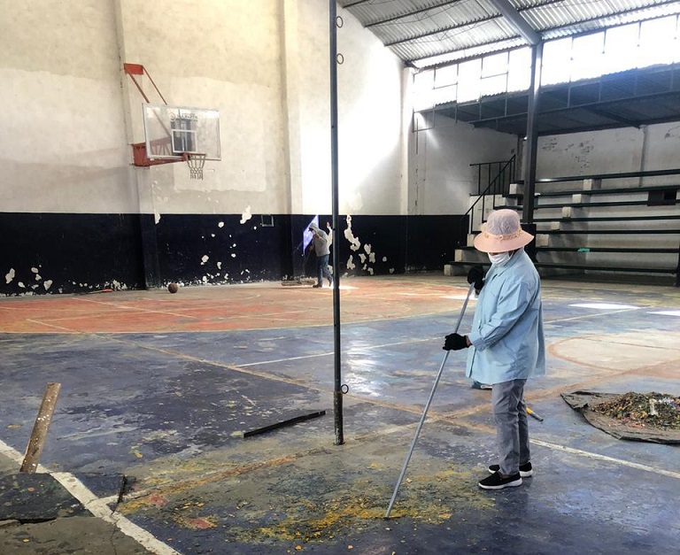 GOBIERNO DE TEXMELUCAN TRABAJA EN REHABILITACION DE ESPACIOS DEPORTIVOS 3