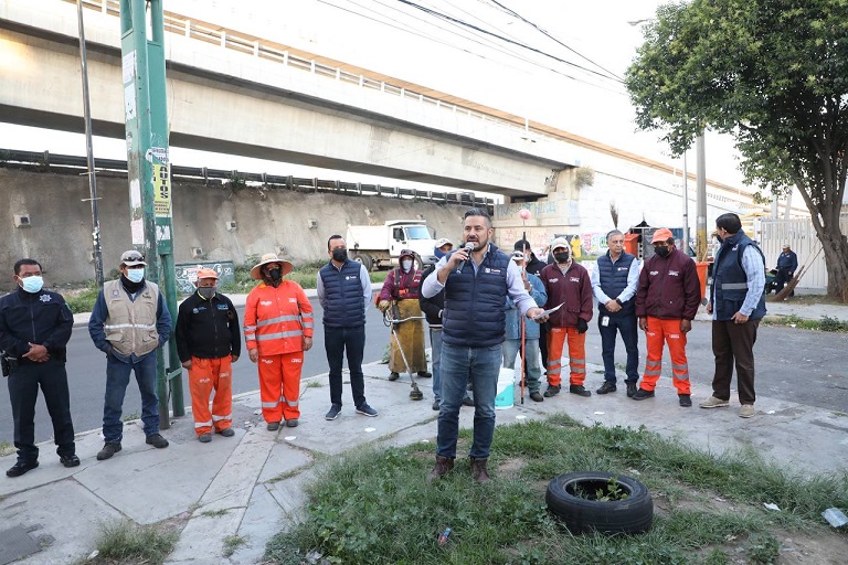 LLEGA JORNADA DE VIALIDADES DEL AYUNTAMIENTO DE PUEBLA A VILLA FRONTERA