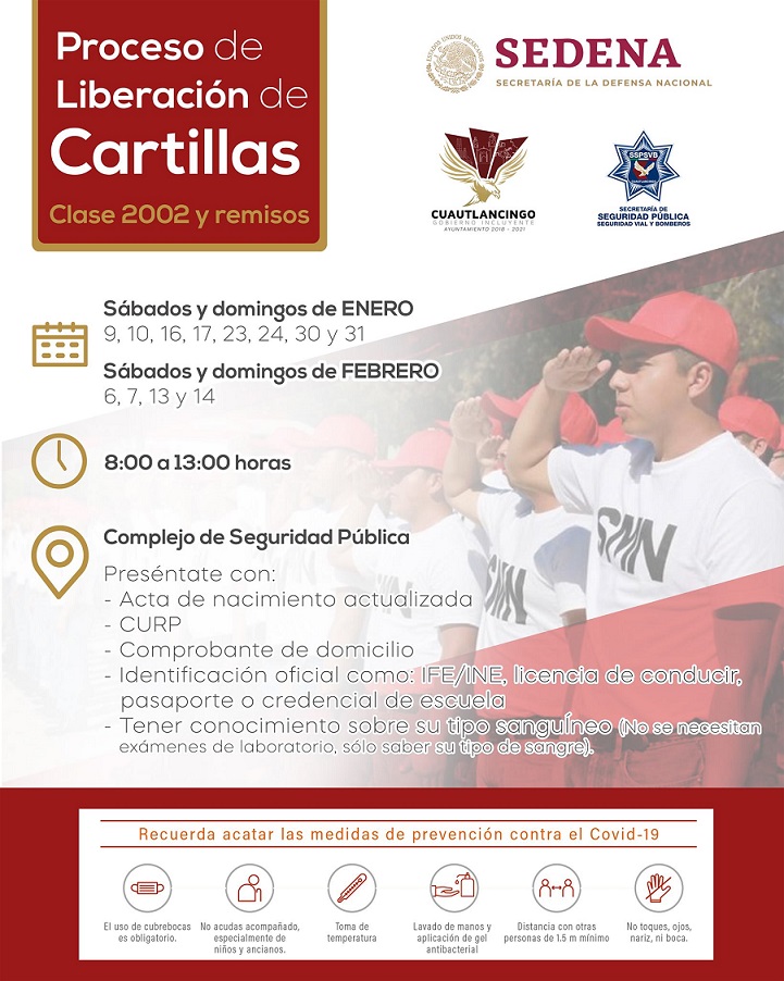 Liberación de cartillas