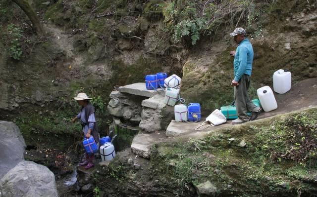 Manantiales Popocatepetl Iztaccihuatl agua pobladores Calpan