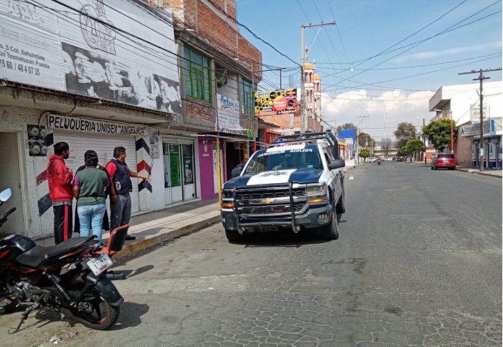 REFUERZA POLICIA DE TEXMELUCAN SEGURIDAD EN COLONIAS DEL CENTRO Y FORTALECE LA PROXIMIDAD SOCIAL1