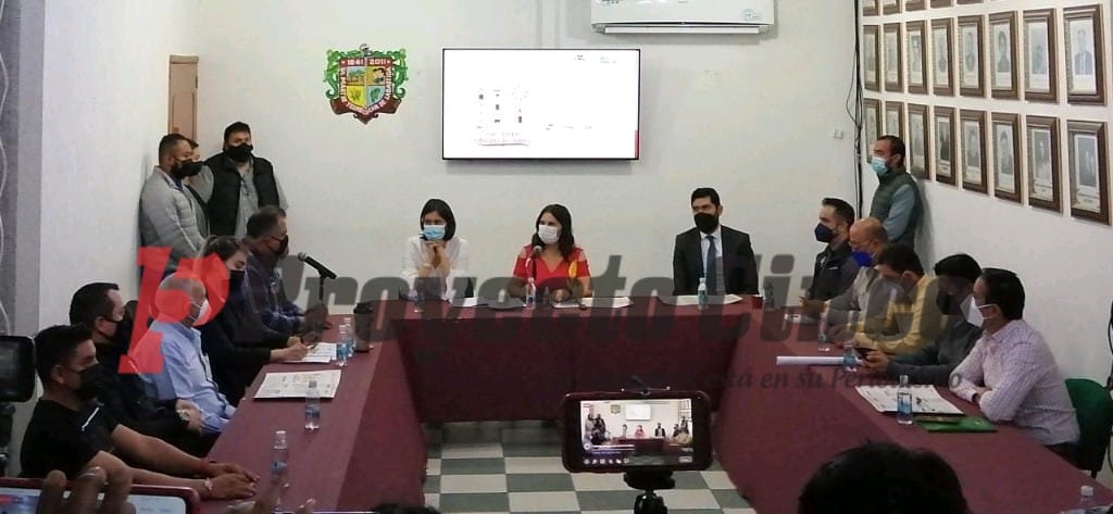 Rueda de prensa feria texmelucan norma layon