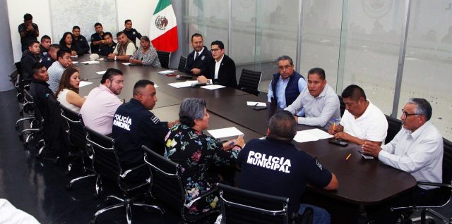 SSP mesas de trabajo Plan Centinela arco seguridad huejotzingo