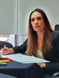 La diputada local representante del distrito 14 con cabecera en Serdán, Karla Rodríguez Palacios