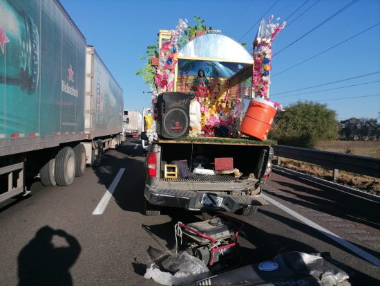 accidente peregrinos autopista mexico puebla