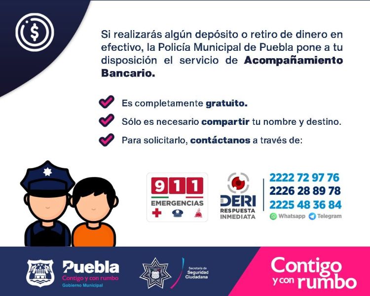 acompanamiento bancario policia puebla