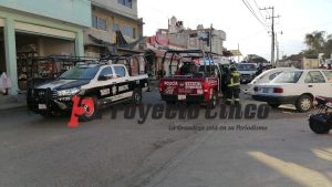 ambulancia patrulla huejotzingo mercado obra drenaje