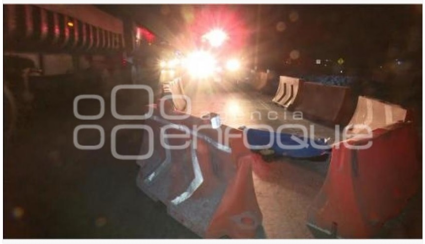 atropellado autopista mexico puebla noche