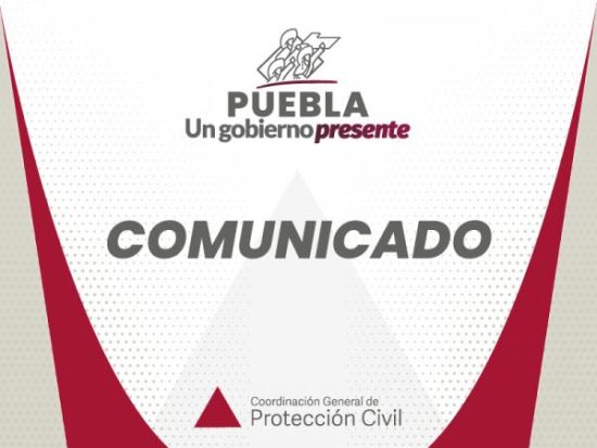 boletin comunicado gobierno estatal puebla presente