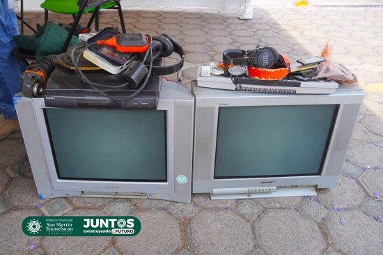 campana reciclaje texmelucan 2025 electronicos
