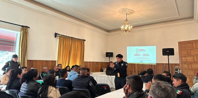 capacitacion policias san martin texmelucan complejo cultural