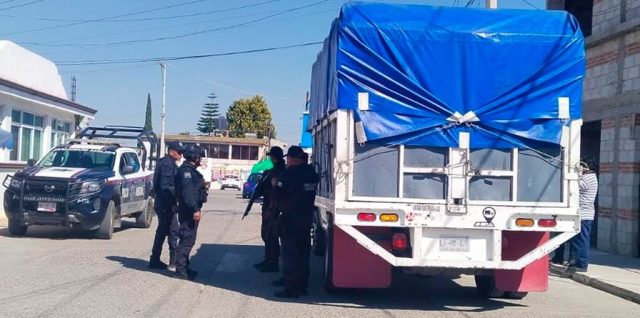 capultittlan policias huejotzingo recuperan camioneta