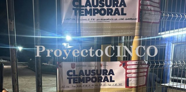 clausura temporal de proteccion civil huejotzingo a empresa santa julia xalmimilulco