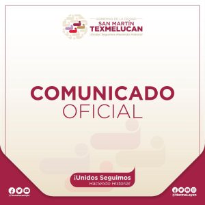 comunicado oficial ayuntamiento San Martin Texmelucan