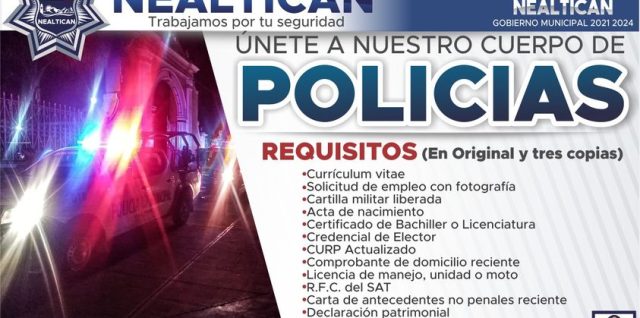 convocatoria policias nealtican