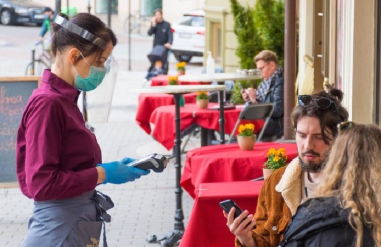 cubre bocas restaurantes