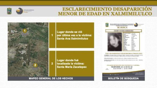 desaparicion menor xalmiilulco huejotzingo fge