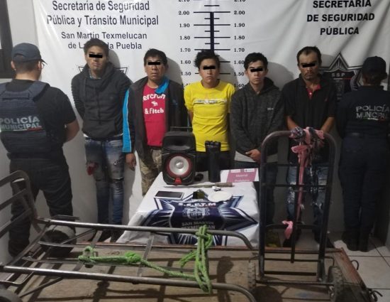 detenidos atoyatenco policia texmelucan