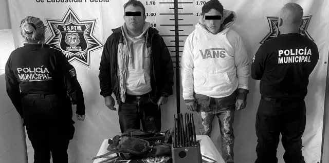 detenidos tianguismanalco policia texmelucan