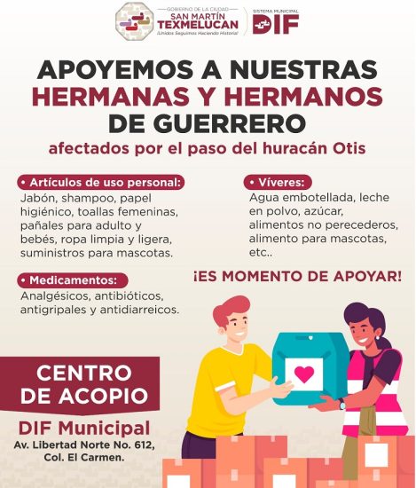 dif texmelucan centro de acopio