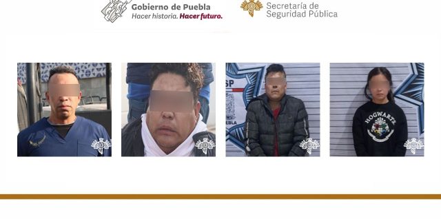 el gallo detenido ssp Xalmimilulco huejotzingo