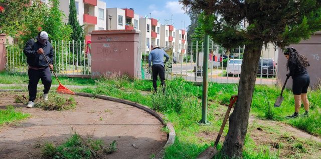 faena comunitaria en huejotzingo casas ara