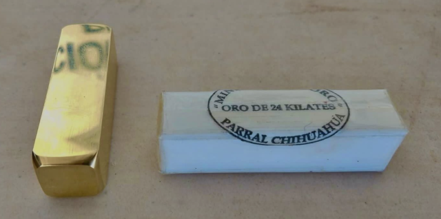 falsos lingotes de oro fraude texmelucan