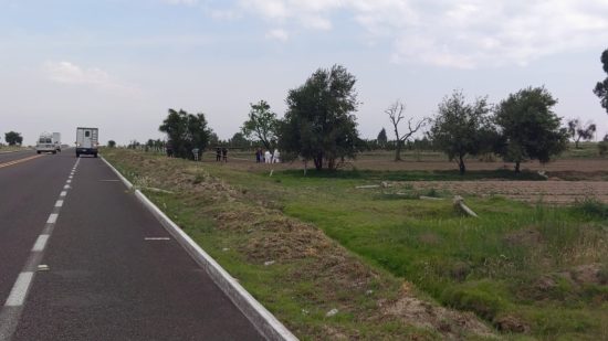 feminicidio cuerpo mujer semi enterrado texmelucan libramiento poniente
