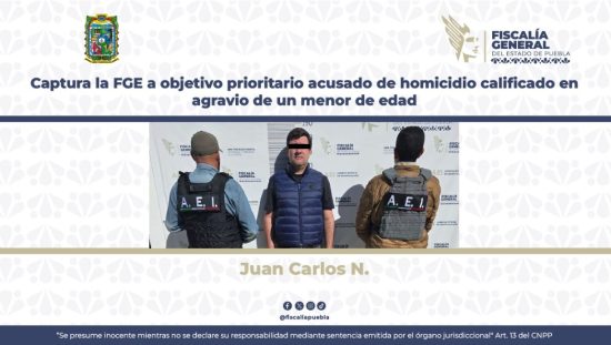 fge agravioa menor de edad detenido atlixco puebla