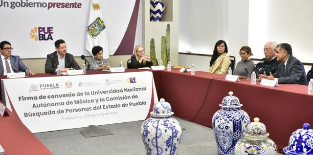 gobierno estatal y UNAM busqueda de personas desaparecidas