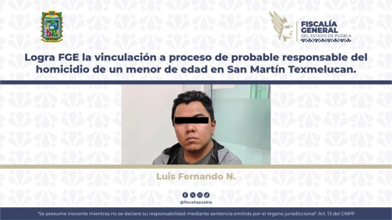 homicidio infantil texmelucan fge