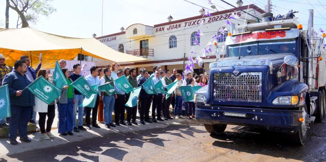 inicio obra san juan tuxco san martin texmelucan