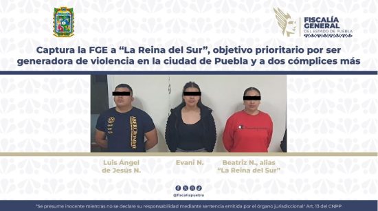 Beatriz "N", alias "La Reina del Sur", considerada por autoridades como la mujer más peligrosa de Puebla