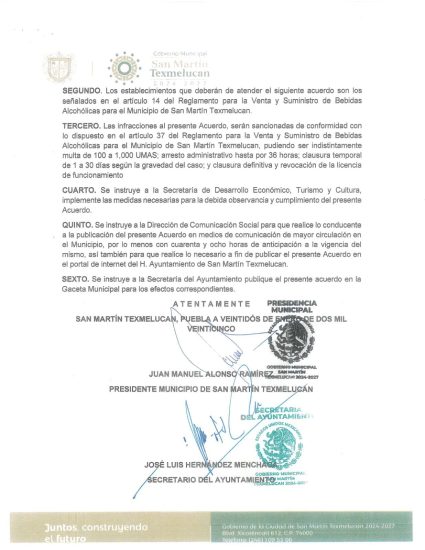 ley seca plebiscitos texmelucan 25 c