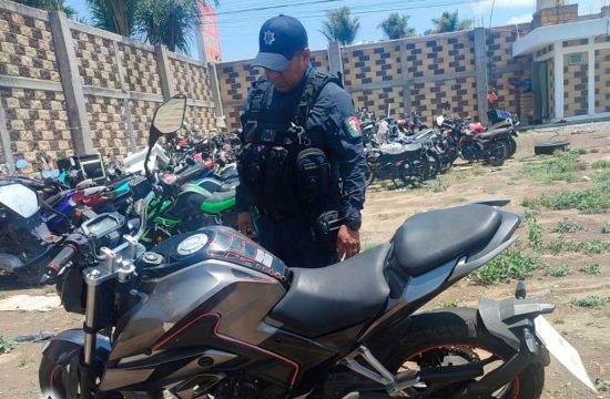 motocicleta recueprada huejotzingo policia
