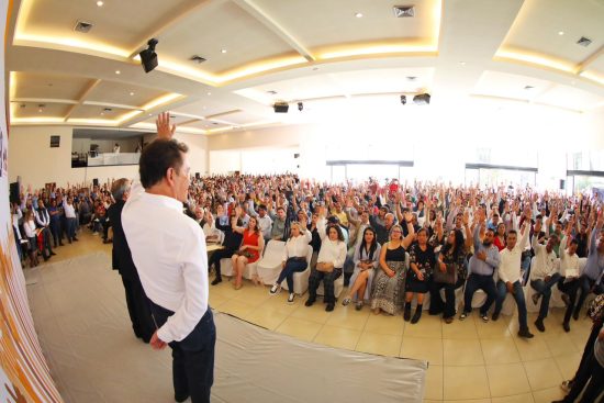 Nacho Mier encabezó asamblea del Instituto Mexicano para la Transformación, en Cholula, Puebla