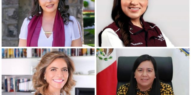 norma layon cludia rivera olivia salomon aspirantes morena puebla gobernadora
