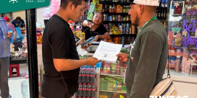 notifican ambulantes y comerciantes gobierno san martin texmelucan