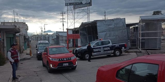 operativo gobernacion tianguis de San Martin Texmelucan atoyatenco